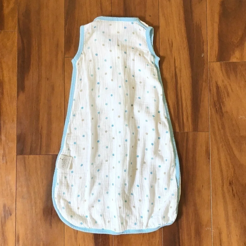 Aden & Anais Sleep Sack Zip Front Sleeping Bag Wearable Blanket Gauze Cotton